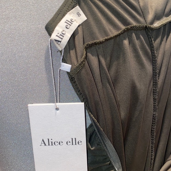 Alice Elle BodyCon, Olive Green, Midi Dress 0-2/4 - Picture 6 of 6